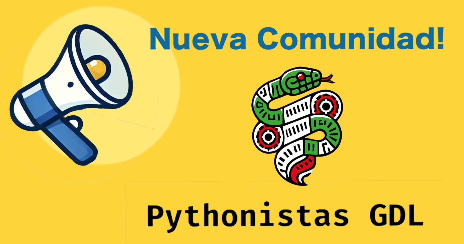 anuncio nueva comunidad pythonistas gdl