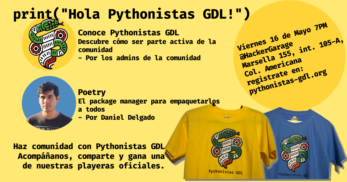 print('Hola Pythonistas GDL!')